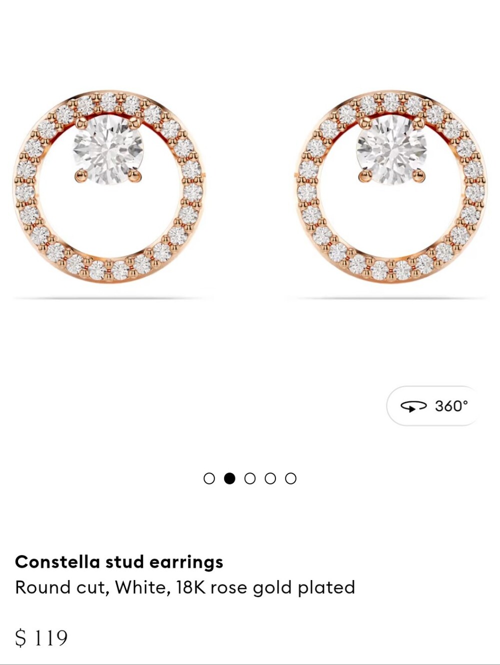 Swarovski Constella Stud Earrings
